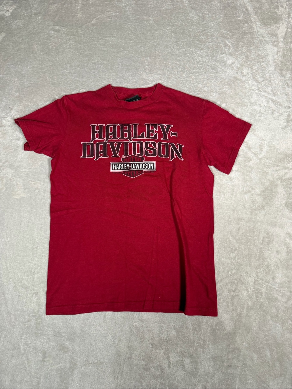 Harley-Davidson Red Logo Short Sleeve Tee